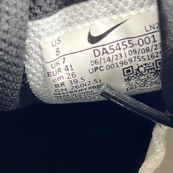 Nike Vapor Edge 360 2 Size 8 Mens Black White Football Cleats - Picture 11 of 11